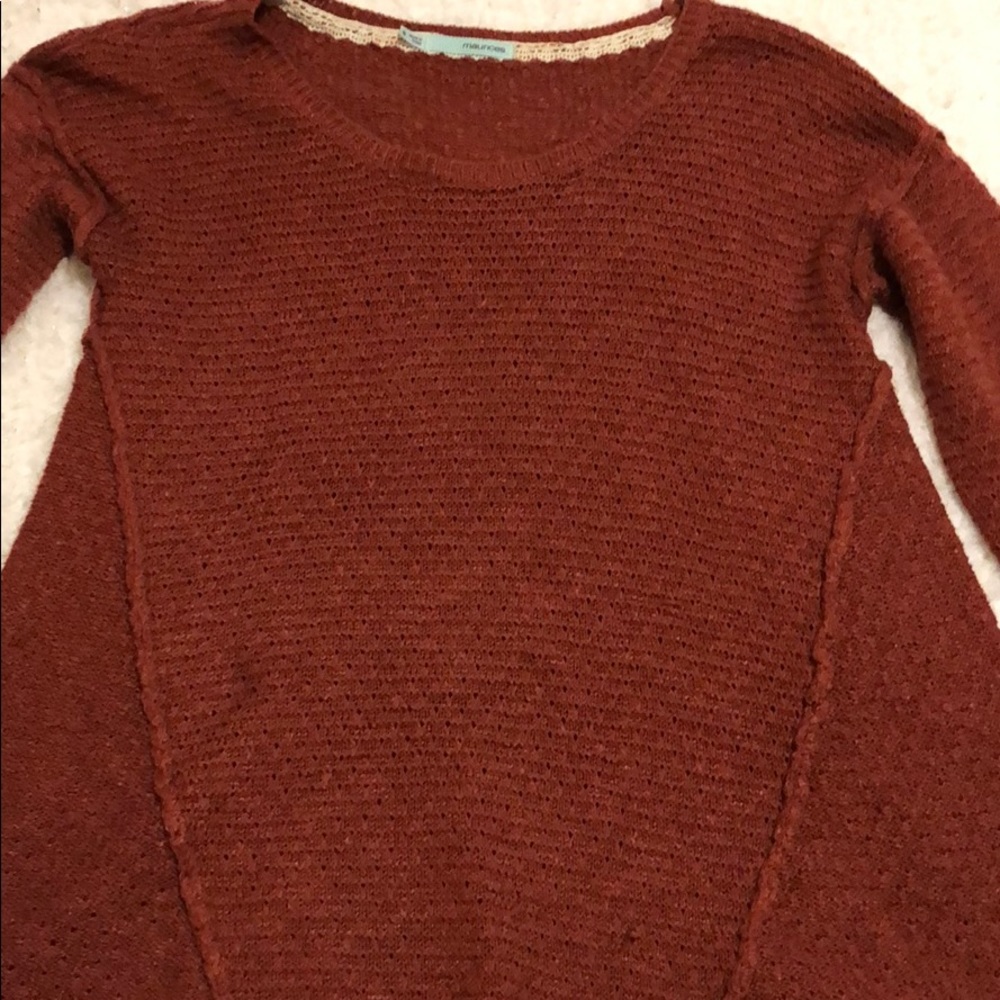 Orange Sweater